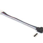 Adaptera savienotājs - 5PIN vītne + Adaptera PIN RGBW 10mm 5PIN