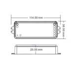 LED kontrolieris Mono 2CH*5A LED SD Series ZigBee TUYA - Image 5
