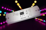 Viedais kontrolieris digitālajām kāpņu LED sloksnēm RGB-IC 5V - 24V 2x augšup uz leju slēdži SD WiFi TUYA sērija - Image 3