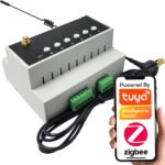 6 kanālu ZigBee Tuya releja kontrolieris