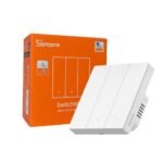 SONOFF SwitchMan M5 Zigbee viedais sienas slēdzis, 3-kanālu, savrupais variants, balts (ZBM5-3C-86W)