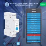 Nous D2T DIN viedais slēdzis 20A ar Tasmota (1 kanāls, ar PM, ESP32) - Image 4