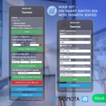 Nous D2T DIN viedais slēdzis 20A ar Tasmota (1 kanāls, ar PM, ESP32) - Image 5