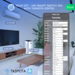 Nous D2T DIN viedais slēdzis 20A ar Tasmota (1 kanāls, ar PM, ESP32) - Image 3