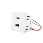 Shelly USB lādētājs sienas displeja statīvam, balts (piederums) - Image 3