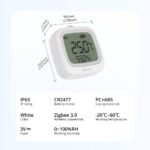 SONOFF SNZB-02WD IP65 Zigbee LCD viedais temperatūras mitruma sensors - Image 4