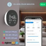 NOUS E10 Zigbee viedais CO₂, temperatūras un mitruma sensors - Image 3