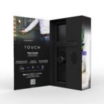 Shelly LOQED viedā Wi-Fi + Bluetooth skārienslēdzene, melnā versija