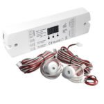 LED kontrolieris kāpnēm koridoram trepēm 5-24V SPI RGBIC 2x PIR un spilgtums SD WiFi TUYA sērija (LC044)) - Image 2