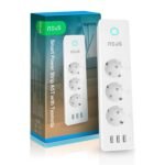NOUS A5T viedais Wi-Fi pagarinātājs (3 vadu + 3 USB-A), Tasmota programmaparatūra