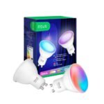 Nous P8 viedā Tuya Wi-Fi RGB spuldze (GU10 ligzda), saderīga ar Matter, 2 gab. iepakojumā