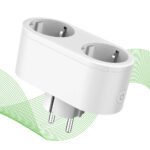 PSMART viedā divkāršā WiFi kontaktligzda ar enerģijas patēriņa mērīšanu TUYA (IG022) - Image 2
