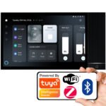 8" skārienpaneļa viedās mājas vadības panelis ar ZigBee vārteju (TUYA), Wi‑Fi, Bluetooth, Alexa/Google, iebūvētiem skaļruņiem