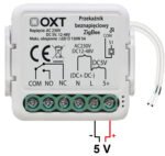 OXT mini modulis bezsprieguma relejs AC 230V / DC 5V, 12–48V ZigBee TUYA (T250DC) - Image 2