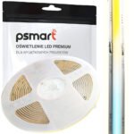 PSMART SCOB LED lente 24V CCT (2 vadi/2 kontakti) IP20 8mm 576LED/m 5m