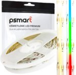 PSMART COB LED lente 24V RGB+CCT 3500–6500K, 12mm, IP65, 840 LED/m, 5m COB213