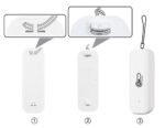Wi‑Fi TUYA temperatūras un mitruma sensors (balts, 2×AAA, 2.4GHz) T022 - Image 4