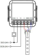 OXT Mini modulis WLED kontrolieris RGBIC/RGBWIC/MONOIC 15A 5–24V ESP32 mikrofons WLED - Image 5