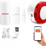 WiFi signalizācijas sistēma ar sirēnu RF433 MHz TUYA SNT022