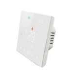 WiFi digitālais termostats gāzes/ogļu krāsnīm (NO kontakti), balts, TUYA PS sērija TR043