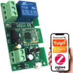 DC 5–32V bezsprieguma ZigBee 3.0 + RF433MHz 1 kanāla releja kontrolieris (T841)