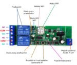SONOFF 2 kanālu DC 5–32V WiFi+RF bezsprieguma releja kontrolieris korpusā (SE168RB) - Image 3