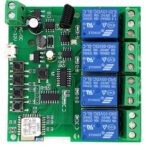 Sonoff 4 kanālu DC 5–32V WiFi + RF433MHz bezvadu releja kontrolieris (E024)