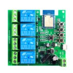 TUYA 4 kanālu WiFi+RF bezsprieguma releja kontrolieris DC 5–32V (T835) - Image 2