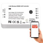 Viedais RGBW LED kontrolieris ZigBee 3.0 + RF 433MHz (12–54V, 270W) GL sērija HUE/TUYA LC022
