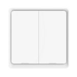 TUYA Smart Life ZigBee 3.0 2 kontūru sienas slēdzis (balts, KT sērija) T598