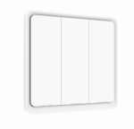 3-ķēžu viedais sienas slēdzis, balts, KT sērija, ZigBee 3.0, TUYA (T599) - Image 2
