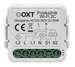 OXT mini WiFi releja modulis 2 ķēdēm TUYA (T222)