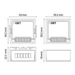OXT mini WiFi releja modulis 2 ķēdēm TUYA (T222) - Image 4