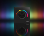 RGB DIM RF kontrolieris 2,4 GHz poga SD sērija melna - Image 3