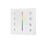 RGB RF tālvadības pults 4 zonas (balts panelis) SD TUYA sērija