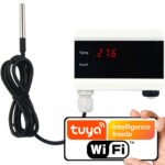 TUYA WiFi LCD hermētiskais temperatūras sensors (DS18B20) T122