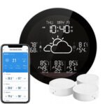 TUYA 3 sensoru WiFi meteoroloģiskā stacija