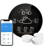 TUYA 3 sensoru WiFi meteoroloģiskā stacija