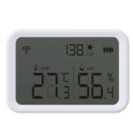 TUYA Wi‑Fi temperatūras, mitruma un apgaismojuma sensors ar LCD (Smart Life)