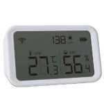 TUYA Wi‑Fi temperatūras, mitruma un apgaismojuma sensors ar LCD (Smart Life) - Image 3