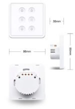 WiFi divvirzienu rullo žalūziju aizkaru kontrolieris (2 kanāli) TUYA - Image 4