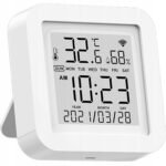 Temperatūras un mitruma sensors USB WiFi pulkstenis TUYA - Image 2
