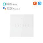 TUYA 3C viedais sienas slēdzis WiFi + RF433 (balts) SWT83