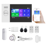 TUYA Smart Life WiFi/GSM/RF433 signalizācijas komplekts ar 4.3" LCD skārienekrānu (PG732)
