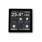 Shelly Wall Display (melns) viedais sienas vadības panelis ar Wi‑Fi + Bluetooth un 5A releju + Shelly BLU H&T sensors - Image 2