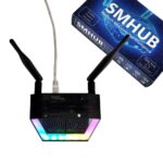 SMLIGHT SMHUB Premium daudzradio viedās mājas centrmezgls (P10+MG24) – Zigbee/Thread/Wi‑Fi/Bluetooth, Matter tilts, Ethernet, melns - Image 2