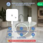 NOUS E13 ZigBee ūdens noplūdes un ūdens trūkuma sensors (balts) [E13] - Image 2