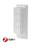 Shelly BLU RC Button 4 ZB – 4 pogu viedā tālvadības pults (Bluetooth + Zigbee), balta