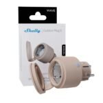 Shelly Wave Outdoor Plug S EU LR – āra viedā kontaktligzda ar enerģijas patēriņa uzraudzību (Z-Wave LR, IP44)