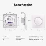 SONOFF Fusion Orb-RBS – Matter Wi‑Fi viedais žalūziju/aizkaru sienas slēdzis (ar neitrālo vadu) - Image 5
